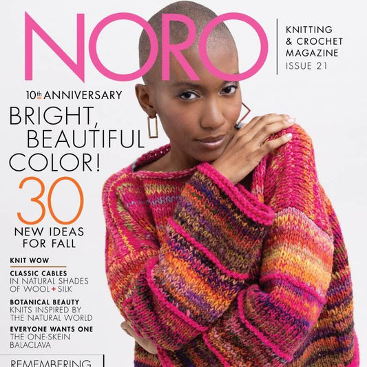 Noro Knitting & Crochet Magazine Issue #21 -Fall/Winter 2022