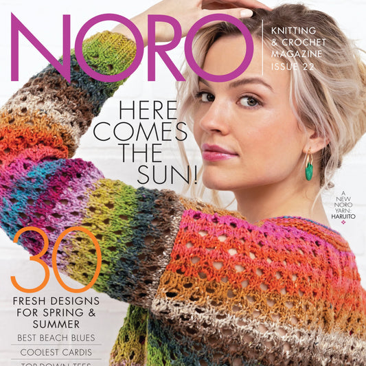 Noro Knitting & Crochet Magazine Issue #22 - Spring/Summer 2023